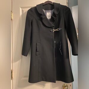 Tibi 80% wool, 20% polyamide navy med weight coat